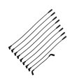 Spark Plug Wire Set For Gmc Savana 1500 2500 3500 1996 To 2002 Of 9 Black Replacement 12192364 Clx-m0-usa-jc504802-cl360a63