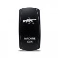 Ch4x4 Rocker Switch Machine Gun Symbol Red Led