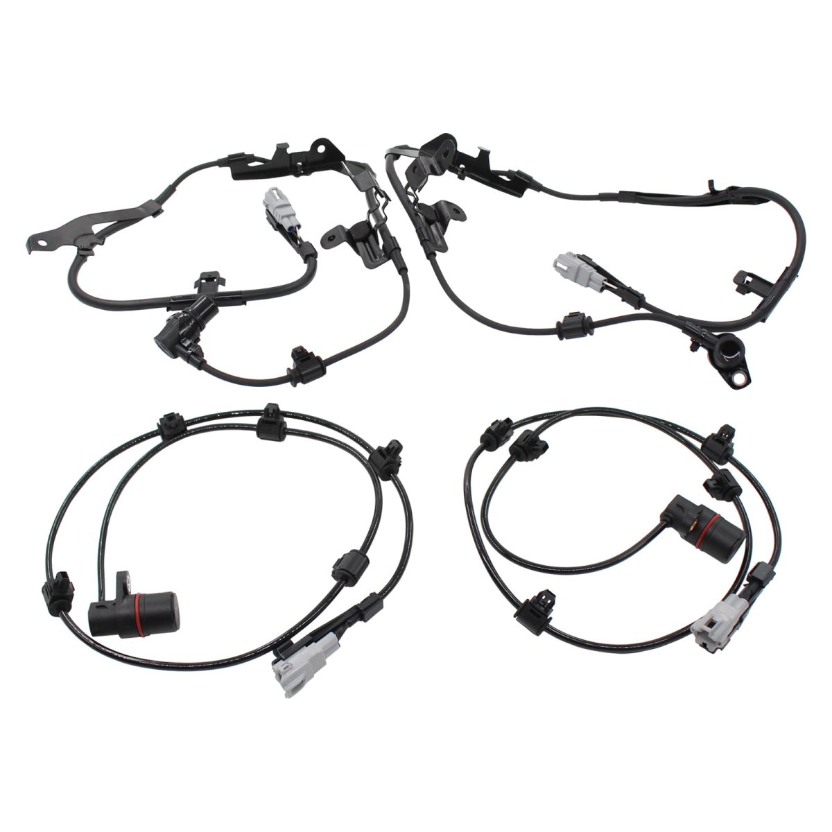 Front Rear Abs Wheel Speed Sensor Set For Toyota Sequoia 4 7l 2001 2007 Left Driver And Right Passenger Side Replaces