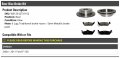 Rear Semi Metallic Disc Brake Pad And Rotor Kit 6 Lug Compatible With 2004-2011 Ford F-150