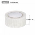 Uxcell Drywall Joint Tape Self-adhesive Fiberglass 2 4-inch X 98-feet Repair Patch For Wall Hole Crack 8mm Mesh Size