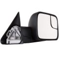 Right Side Towing Mirror For 1994 2001 Dodge Ram 1500 And 2002 2500 3500 Manual Adjusted No Heated Turn Signal Black Housing 