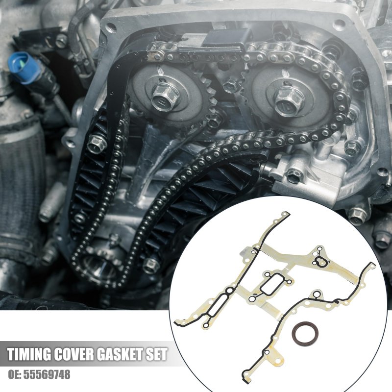 1 Set Timing Cover Gasket Replacement No 55569748 For Chevrolet Volt Cadillac Elr