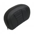Wflnhb Passenger Backrest Pad Black Stitching Replacement For Touring Road King Ultra Cvo Glide Models 1996-up