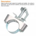 Uxcell 10pcs Conduit Hanger With Beam Clamp Fit For 1-5 8 40mm Pipe Support Bracket Cable Hangers I-beam