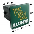 College Of William Mary Alumni Tow Trailer Hitch Cover Plug Insert