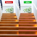 Stair Edge Protector Anti-slip Nosing Tread Self-adhesive Trim Strips For Outdoor And Indoor Home Office Yellow 10ft
