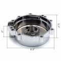Httmt- Chrome Ninja Engine Stator Cover Crankcase Left Compatible With 2009-2021 Kawasak Zx-6r Ninja P N Mt313-033-ninja-cd