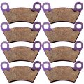 Carbon Fiber Brake Pads Fit For Polaris Ranger 400 04-07 11-12 500 14 570 06-09 700 13-14 800 