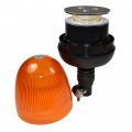 Hqrp Flexible Pipe Mount 39-led New Generation Smd5730 Amber Micro Beacon Safety Warning Strobe Light Coaster