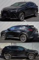 Premium Chrome Trim Smoke Tinted Window Visor Rain Guard W Clips Compatible For 2022-2024 Lexus Nx250 Nx350 Nx350h Nx450h