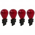 Nghtmre Red 4pcs 3157 Bright Light Bulbs Car Auto Signal Turn Backup S8 Miniature Lamp 3457k 3157ll 4157k 3057ll 4157nak