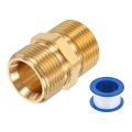 Pressure Washer Adapter M22 14mm Male To Quick Connect Fittings Brass Swivel 32mm Length With Sealant Tape For Power Washers 