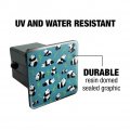 Panda And Bamboo Pattern Tow Trailer Hitch Cover Plug Insert
