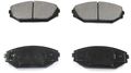 Bp793ms Front Semi-metallic Brake Pad For Trucks Noise Reducing Shims And Precision Cut Backing Plates 