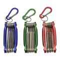 9 In 1 Hex Key Wrench Set Standard Ball End And Torx 3 Piece Cr V Alloy Steel Construction Powder Coated Finish