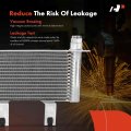 A-premium Transmission Oil Cooler Compatible With Chevrolet Silverado 1500 Classic Hd 2500 3500 Gmc Sierra