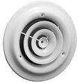 6 Round Ceiling Diffuser Easy Air Flow Hvac Duct White 