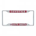 The University Of South Dakota Usd Coyotes Metal License Plate Frame For Front Or Back Car Officially Licensed Mascot 
