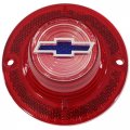 Trim Parts A2160f Full Size Blue Dot Bowtie Back Up Light Lens 1962 Chevy 