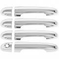 4pcs Door Handle Covers For 2006-2010 Dodge Attitude 2008-2010 Hyundai Elantra 2007-2009 Sonata Exterior Driver Side Passenger 