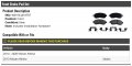 Front Brake Pad Set Compatible With 2013-2020 Nissan Altima Sedan