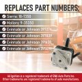 Fuel Pump With Gasket Compatible Johnson Evinrude Outboard Motor Pre 1993 6hp 9 9hp 15hp Models Replaces Part 395091 397839 18