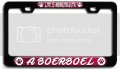 Boerboel Dogs Pets 3d Metal License Plate Frame Heavy Duty Steel Auto Suv Truck Tag Holder Universal Fit 12 In X 6 Rust And 