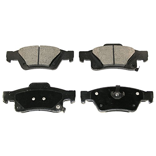 Bp1498c Ceramic Rear Brake Pad For Trucks And Suvs Precision Cut Backing Plates Shimmed Slotted Maximum Stopping Power