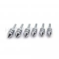 Httmt Mt218-005- Chrome Spike Windscreen Bolts Screws Compatible With Kawasak Zx-10r Zx-6r Zx-14rr Zzr 1400 Zx7r