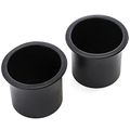 Red Hound Auto 2 Center Console Front Cup Holder Inserts 2007-2010 For Chrysler Sebring Sedan Liners Replacement 
