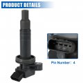 X Autohaux 4pcs Ignition Coils For Toyota Celica Gt 1 8l L4 2000-2005 Corolla 2000-2008 C1249 Uf247 Uf315