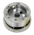 Polished Steering Wheel Adapter For 1969 To 1987 El Camino And Sprint Caballero 5 Or 6 Hole 