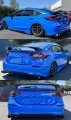 Painted Gloss Black Hpd Style Trunk Lid Spoiler Wing Compatible With 2022 2023 Honda Civic 5 Door Hatchback Model