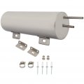 Ocpty 3 X 9 32 Oz Silver Polished Stainless Steel Radiator Overflow Tank Catch Can Fit For Universal