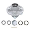 4 On In Galvanized Trailer Hub Bearing Kit For 2000 Lbs Or 1 16 Spindle Includes Bearings Races Grease Seals And Dust Cap