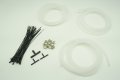 Autobahn88 Engine Room Silicone Vacuum Hose Dress Up Diy Kit Compatible With Nissan All Models Clear White