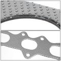 Auto Dynasty Aluminum Exhaust Manifold Header Gasket Set For 93-97 Ford Probe Mazda Mx-6 2 5l V6