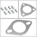 Auto Dynasty Aluminum Exhaust Manifold Header Gasket Set For 93-97 Ford Probe Mazda Mx-6 2 5l V6