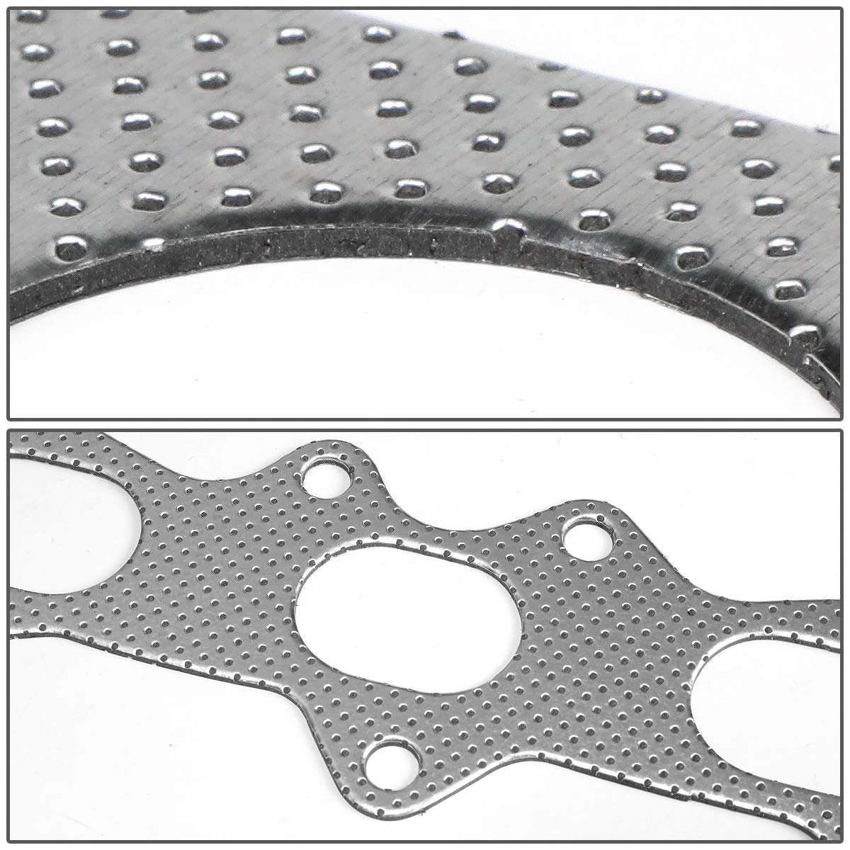 Auto Dynasty Aluminum Exhaust Manifold Header Gasket Set For 93-97 Ford Probe Mazda Mx-6 2 5l V6