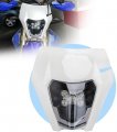 Jfg Racing Dirt Bike Headlight Universal Ledbikelamp Pit Head Light Assembly Kit Head Lamp For Most Dirt Pit Motorcycle Enduro 