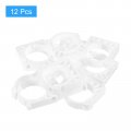 Uxcell 12pcs Ppr Water Pipe Clamps Plastic U Shaped Clips With Fixing Clip Fit For 50mm 1 97 Od Pipes And Tubing Hoses Support