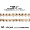 Niche 630 Drive Chain 98 Links Standard Non O-ring With Connecting Master Link