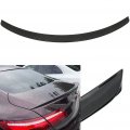 Aintier 1pc Carbon Fiber Spoiler Wing Compatible For 2017-2019 Mercedes-benz E-class 2 Door Glossy Black Rear Trunk Tail
