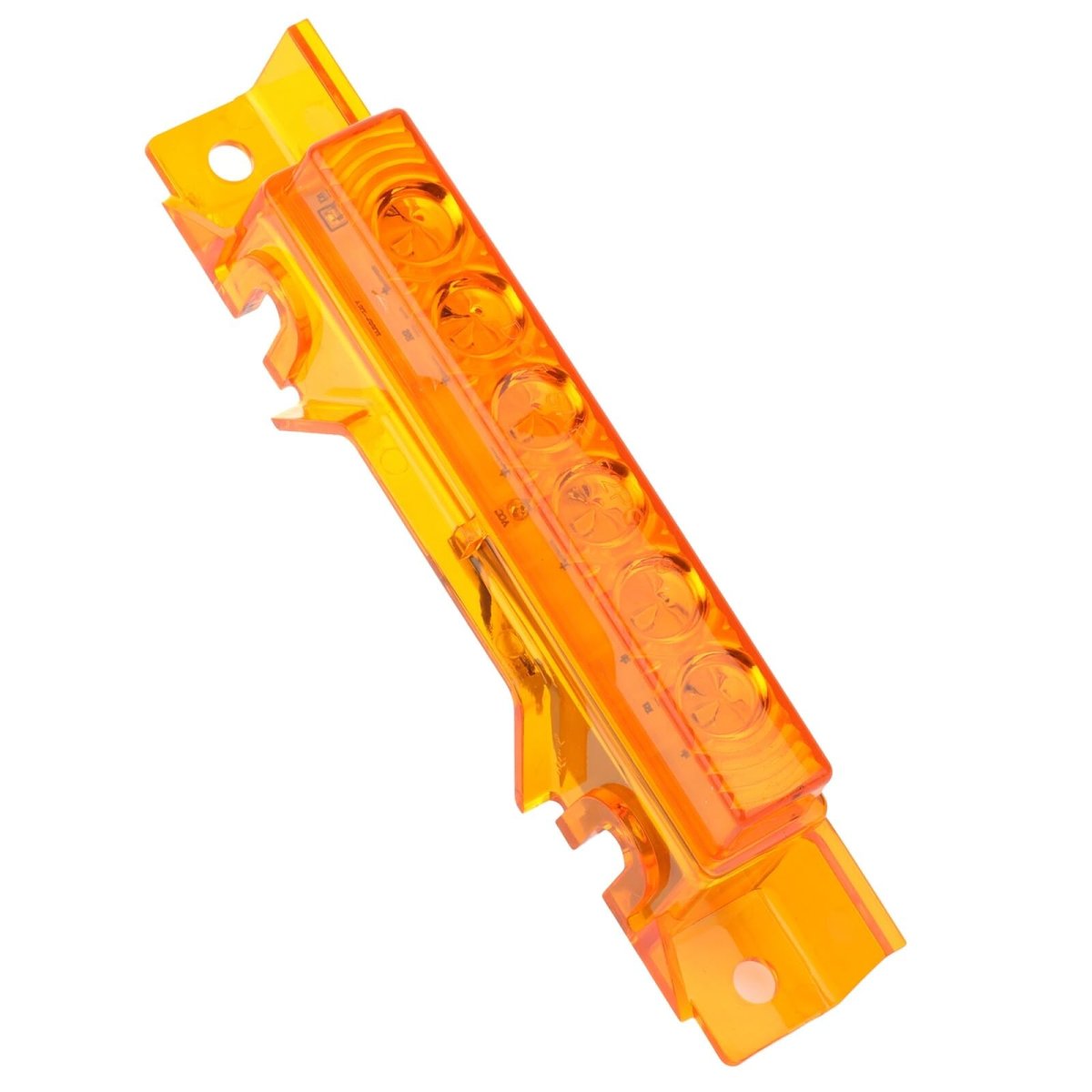 Amber 6 Led Cab Marker Roof Running Light For Volvo Vnl 2003 To 2019 Waterproof Clearance Side Trailer Lamp Surface Mount