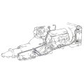 1967 Pontiac Firebird T350 5 In 16 Trans Cooler Lines 2pc Oe Steel Pft6701 