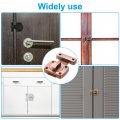 Uxcell Rotate Bolt Latch Zinc Alloy Security Door Lock Gate Latches For Cabinet Furniture Bathroom Window 2 6x2 Red Bronze 1pcs
