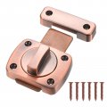 Uxcell Rotate Bolt Latch Zinc Alloy Security Door Lock Gate Latches For Cabinet Furniture Bathroom Window 2 6x2 Red Bronze 1pcs