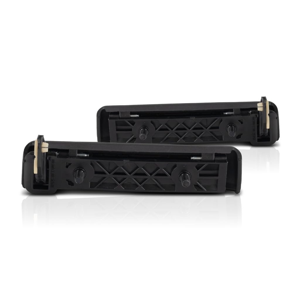 Exterior Door Handle Pair For Nissan Pathfinder 1996 2004 Front Driver And Passenger Side Textured Black With Key Hole