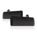 Exterior Door Handle Pair For Nissan Pathfinder 1996 2004 Front Driver And Passenger Side Textured Black With Key Hole